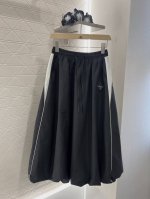 prad*新品 撞色蛋糕半裙