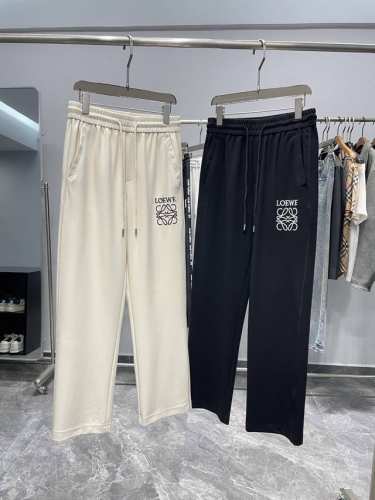 C26-Loe24Ss春夏新款针织棉布抽绳直筒卫裤 男士立体Logo标识刺绣时尚运动休闲长裤 贸易公司渠道稀出 领先官网发售 一款集时尚 舒适 实用于一体的优秀