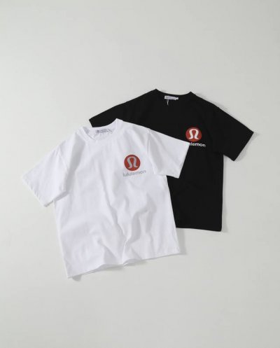 25Ss早春Lululemon露露情侣款乐蒙经典系列 印花短袖T恤明星穿搭款 280克全棉透气面料 -前后经典印花工艺，后背经典Logo设计，时尚百搭，高品质，