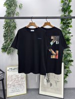 140# 25Ss春夏新品 品牌：Off-White 人像箭头款短袖T恤！ 颜色：黑色 尺码：S-M-L-Xl（男女同款） 面料：采用定制260克32织纯棉双纱