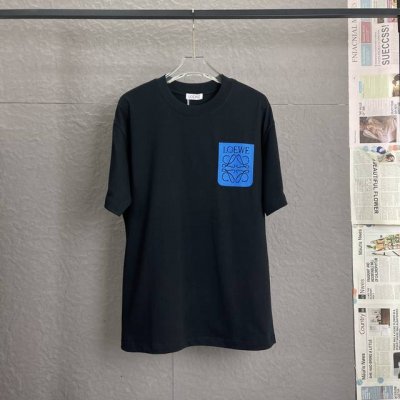 A62 loewe罗意威 面料升级 300高克重 高端贴布刺绣工艺 独家专供新款原单 男女同款 休闲宽松版型短袖 高端定制 高版本 时尚百搭爆款 进口面料 手感