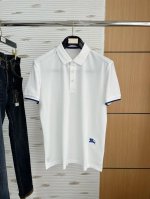 P260 Burberry-巴宝莉 商务休闲通勤款,渠道精品唯美主义的英式裁剪艺术尽显男士魅力风采. 25春夏 专属标识Polo衫短袖T恤 经典的翻领裁剪工艺从