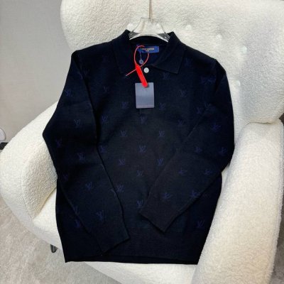 Louis Vuitton路易威登 1V24Fw Monogram提花 羊毛polo衫 参照Yp进行1:1颜色打色 菲董操刀 灵感来源韩国画家park Seo-