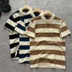 发 ！Ralph Lauren 拉夫劳伦男装纯棉商务休闲三色条纹短袖翻领Polo衫 男士夏季必备款时尚之选！ 男士的衣橱中，Polo衫必占着重要的一席之地！谈及