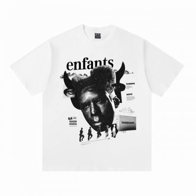 Vt2555 复古美式短袖T 颜色：白色 码数:S-Xl