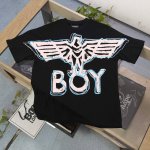 上新 款号：Ay712 高版本 2025新款Boylondon炫彩大老鹰图案字母Logo印花休闲情侣短袖T恤，采用280克重的纯棉双纱面料，我们只做精品面料、做