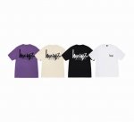 上新款号 S068 stussy斯图西 Stussy斯图西 经典倒写Logo字母涂鸦印花短T恤男女同款 原版打造 细节高控 -面料精选230G纯棉面料 手感柔软