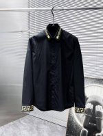 p220 范思哲 Versace 2025Ss新款长袖 衬衫 衬衣，高端版本！专柜定制面料 透气舒适度高，细节无可挑剔，品牌元素设计理念，体现高品质。手感细腻柔