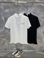 loewe罗意威 2025春夏最新款翻领时尚短袖T恤，高级定制面料！贴肤舒适，丝滑透气，耐看又好穿，原厂工艺一丝不苟，型男必备单品，尺码：M-3Xl