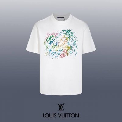 顶级代工品质 Louis Vuitton 路易威登 24Ss 经典T恤短袖 不需要所谓烂大街的华丽文案 主打品质 - 面料经过2次高温缩水固色 不变形不缩水不起