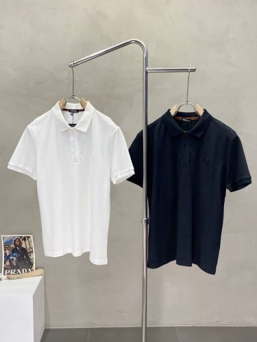 Zegna杰尼亚独家专供新款原单男士休闲翻领短袖 高端定制 高端版本 时尚百搭爆款进口面料 手感超柔软细腻 穿着亲肤舒适 高端精品 代工厂p精细做工 上身非常赞