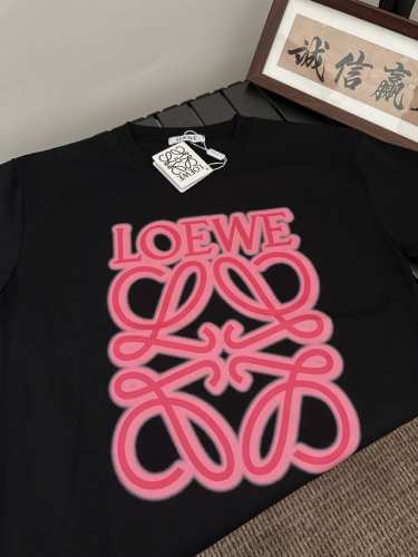 160 （顶级最高版本）Loewe 罗意威 经典胸口荧光图案圆领短袖T恤半袖 男女同款 情侣款 宽松版型 （最高版本 原版面料 高版本 高品质） 所有细节 面料