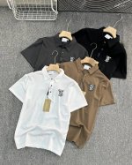 burberry 巴宝莉Tb免烫抗皱暗格纹休闲男士体恤短袖Polo衫！舒适丝滑，光泽细腻，富有深浅不一的暗纹纹理面料，制作出来款式如此轻简儒雅饱含现代微商务的门