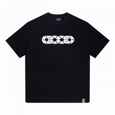 Goodbrand 镂空字母Logo彩色烫钻立体硅胶重磅短袖T恤 三标 包装齐全 均原版还原定制 原包装配货 310克纯棉面料 所有面料均已提前做过缩水 品质第