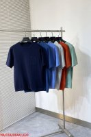 L620 Ha爱马仕 独家专供新款原单男士休闲针织短袖 高端定制 高端版本 进口面料 手感超柔软细腻 穿着亲肤舒适 高端精品 代工厂p精细做工 上身非常赞 男士