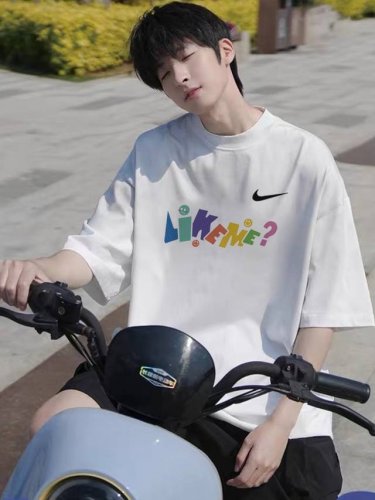 260G重磅纯棉 Nike 耐克 Nk 缤纷色彩 Like Me 短袖T恤 男女同款 半袖 情侣款 面料工艺： 1.260G重磅纯棉，100%棉，恰到好处的克重