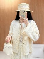 洋气蕾丝新中式刺绣百搭精致独特别致外套显瘦高级国风短款外套 尺码:S-Xl 颜色:均色