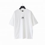 实拍细节图+细节图 巴黎世家Balenciag 安德玛联名短袖 刺绣区分 田岛的机器就是牛 大货处理完成再送去工艺厂做渐变处理 有在还原正品细节真的是用尽心机