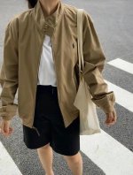 2246# Ralph Lauren拉夫劳伦 老干部夹克,男女都可以穿~ 纯棉斜纹面料，有内里 宝蓝色 黑色 卡其色 三个颜色 M 105-120斤 L 120