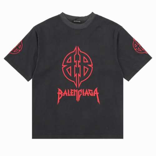 Balenciaga巴黎世家 哥特立体双B字母印花短袖 Size：S-L