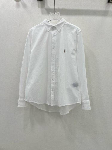ralph Laure*拉夫劳伦25新款亚麻天丝衬衣 订制面料皱褶肌理感～衬衣宽松版型包容性一绝 落肩设计气质简约大方 搭配同款系列短裤 慵懒显瘦一套搭配轻松穿