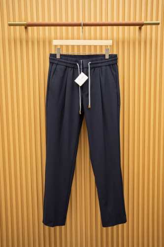 p660Bc2560/Ss经典款休闲裤 100%春夏顶级羊毛面料 完美细节对版 宝蓝色 Size：M-Xxxxl