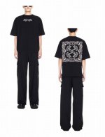 Ss春夏新款 品牌 Off-White 方巾箭头款短袖T恤 颜色 黑色 尺码 Xs-S-M-L 男女同款 面料 采用定制260克32织纯棉双纱面料 坯布两次水洗