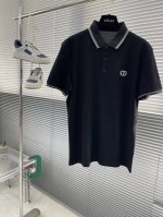Dio 25Ss春夏新款网眼珠地棉布翻领短Tee，男士经典Cd标识刺绣商务休闲短袖polo衫！贸易公司渠道稀出，同步官网发售！D家全新一季高端重磅级臻品，属于明