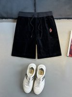 Moc25Ss春夏新款灯芯绒全棉抽绳短裤，男士梭织面料拼接刺绣后兜时尚休闲短裤五分裤！贸易公司渠道稀出，同步官网发售！法蒙家新款灯芯绒短裤以其精湛的工艺、独特的