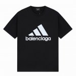 M508# D Balenciaga巴黎世家联名阿迪达斯印花短袖 宽松版型 采用260克精梳棉双纱 从面料到辅料全部三标齐全跟足Z D P 进口松井公司浆料印花