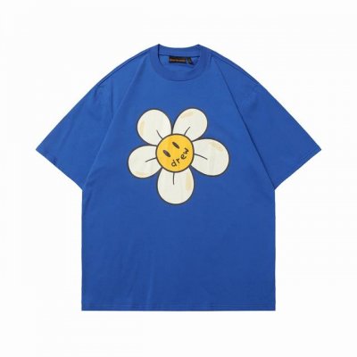 Y33 Drew小花皱菊短袖T恤 码数：S-Xl 颜色：图片色