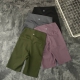 新款上新 露露乐蒙 Lululemon 类型：女士高腰紧身裸感骑行瑜伽短裤 材质：运动型速干锦纶 厚薄：薄 弹力：高弹 版型：紧身 裤长：短裤 腰型：高腰 面料