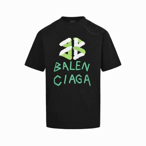 Balenciaga 巴黎世家 25Ss 绿色发泡字母印花短袖 Size:Xs-L