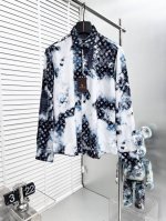 LV* 24Ss秋冬新款 渐变老花长袖衬衫 Monogram花卉 时尚气息高级又时髦 经典版型帅气百搭不挑人 必入高级单品 尺码M-3Xl