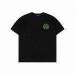 chrome Hearts 克罗心 马蹄十字架印花短袖 发泡印花 三标齐全 ，270克高克重全棉，黑白双色。手感超好，做工细致，厚度适中，男女同款。 颜色：黑