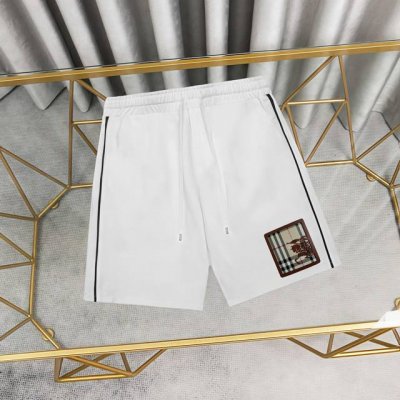 Burberry 巴宝莉皮标出没短裤卫裤 1:1对版面料380克毛圈高克重百分百纯棉 提前做过预缩水1×1双纱洗一辈子都不会变形的 男女同款 官网细节 字母Lo