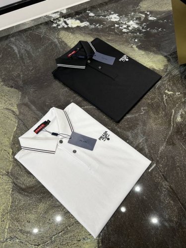 pra25S春夏新款商务休闲翻领短袖Polo，码数M-4Xl