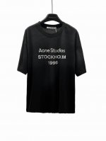款F35 Acne acne Studios 1996经典破坏纪念短袖T恤系列 面料采用2原版40%麻60%棉面料轻微褪色做旧 全边磨破 谁穿谁好看系列各大明星