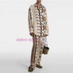 原版Low 2025夏季新款时尚定位印花翻领衬衫，高品质仿真丝面料 质感超赞！尽显高级感 视觉盛宴 四季必入的百搭单品 女神神器！减龄少女风气质优雅不失甜美！版