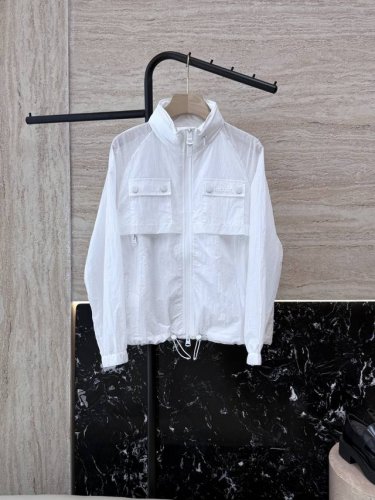 qgl017#新款外套 Mackage 透气舒适 长袖拉链款 防晒外套 白色 玫红色 蓝色 Sml