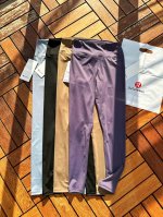 110 Lululemon露露女士高腰提臀紧身瑜伽裤长裤 裸感包裹 弹力有型 颜色:黑色 ，蓝色，卡其，紫色 尺码:4，6，8，10 真正做到弹力贴身 穿出纤细