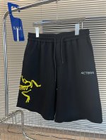 品名：始祖鸟 Arc'teryx 25Ss新款彩色渐变鸟休闲宽松阔腿抽绳松紧腰短裤 面料：双面针织 款式：宽松 颜色： 图片色 尺码M-L-Xl 腰围 臀围 裤