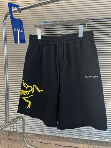 品名：始祖鸟 Arc'teryx 25Ss新款彩色渐变鸟休闲宽松阔腿抽绳松紧腰短裤 面料：双面针织 款式：宽松 颜色： 图片色 尺码M-L-Xl 腰围 臀围 裤