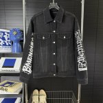233 当天到货 现货现配 Balenciaga 巴黎世家245Ss龙年限定涂鸦字母复古水洗牛仔外套 顶级原单版本 独家定制客供定织定染重磅丹宁牛仔面料重工水洗