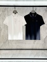 boss，2025春夏新品，专柜同步有售，简约时尚休闲Polo短袖，原版进口面料，舒适透气，顶级刺绣工艺字母图案装饰Logo，档次极高，独特设计，上身时尚帅气！