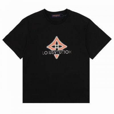 louis Vuitton 路易威登 闪钻字母绣花圆领短袖 尺码 S-L