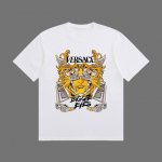 高端品质 Versace 2025Fall 春夏系列 Dj美杜莎短袖T恤 区别普通印花 定织270G32支双纱纯棉面料 宽松版型 男女同款 Size：S M L