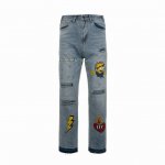 Carhartt 丨卡哈特 False perception圣灵镶钻水洗破坏牛仔裤- 剪裁精简流线型，随身体一起灵活活动！ 集功能性，美观性和耐久性于一身！ 适