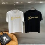 驴家 Lv T恤简约又经典，胸前那亮眼的金色“Lv Forever”字样刺绣 奢华又时尚，瞬间成为视觉焦点 面料柔软亲肤，M-3Xl 隔天