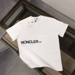 moncler 蒙口新款 高级成衣定制 时尚潮流休闲短袖T恤 温儒柔软细腻柔软 上身亲肤 舒适 凉爽 胸前品牌Logo压胶印花个性时尚 活力十足 时尚百搭必备款